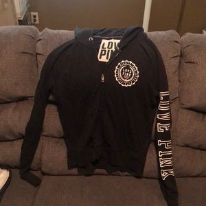 Victoria secret pink hoodie zip up
